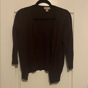 LOFT Women's Maroon Cardigan